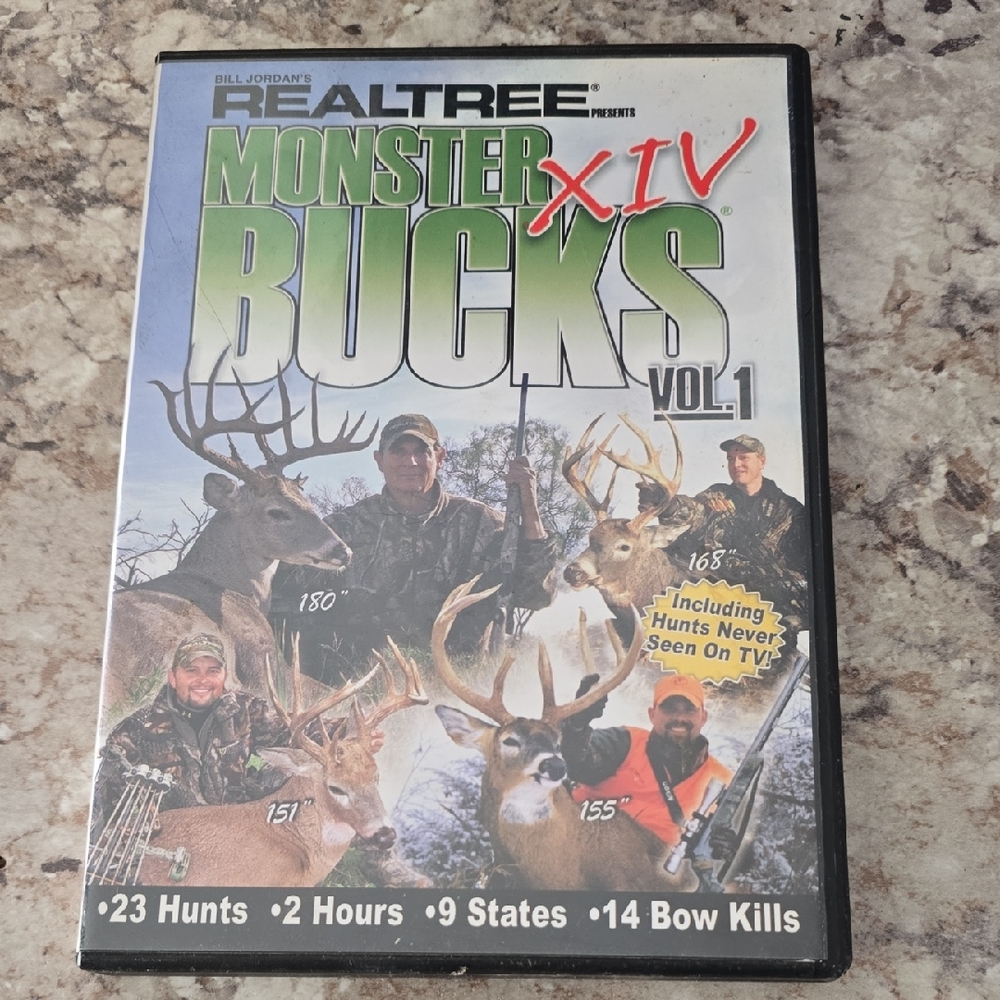 Realtree Monster Bucks XIV Vol. 1 DVD with Green and Red Accents